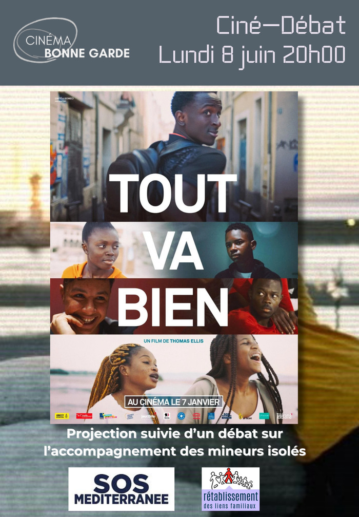 Ciné-Débat « Tout va bien » sur les migrants mineurs isolés Ciné-Théâtre Bonne Garde Nantes