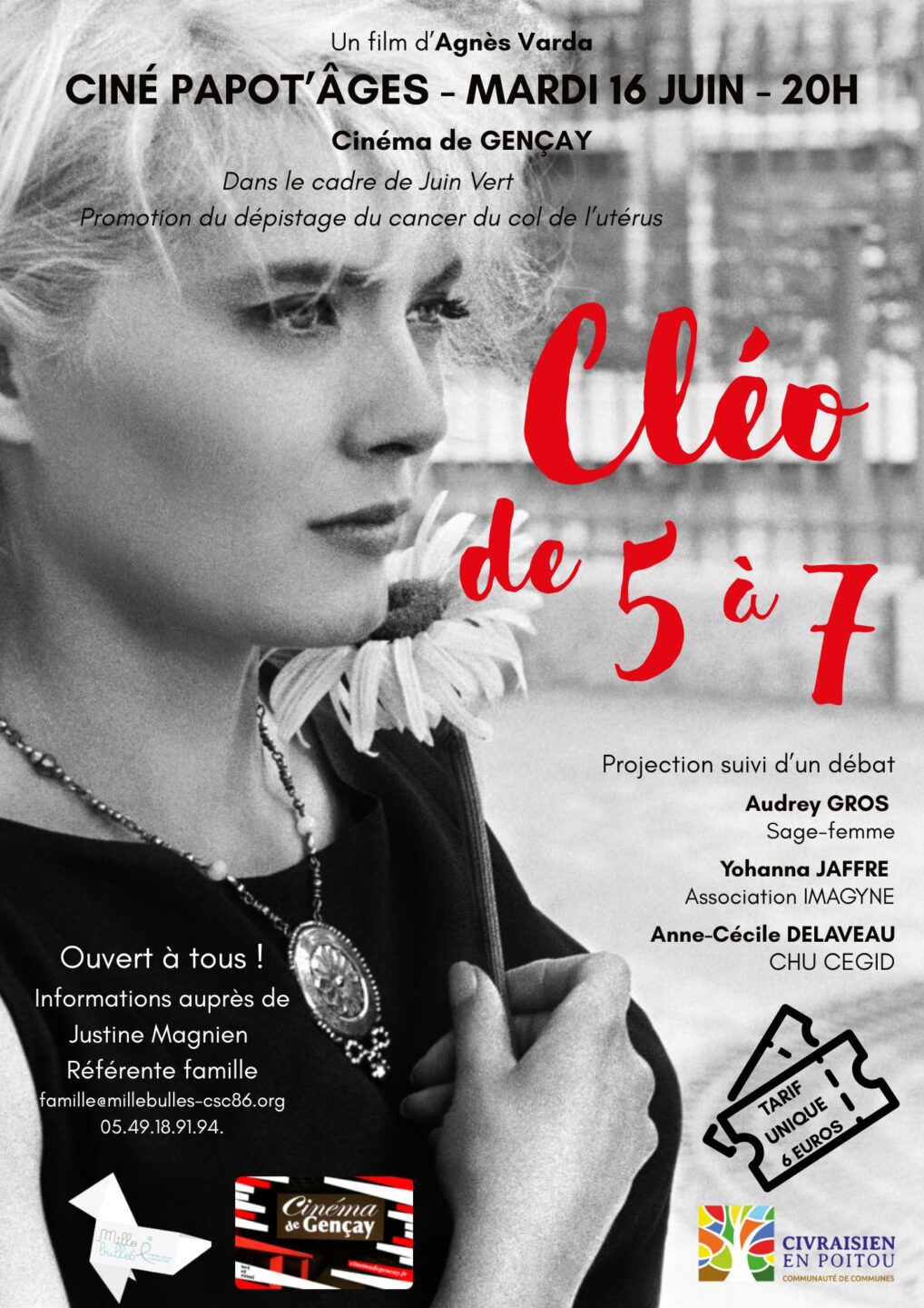Ciné papot’ages Passage des 3 marchands Gençay