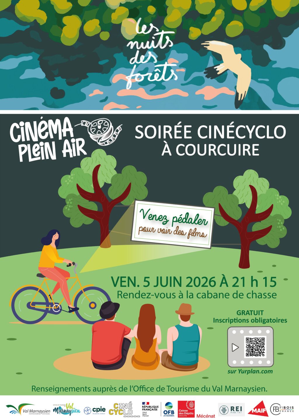 Cinécyclo Pâtis des Baudiches Courcuire 2026-06-05