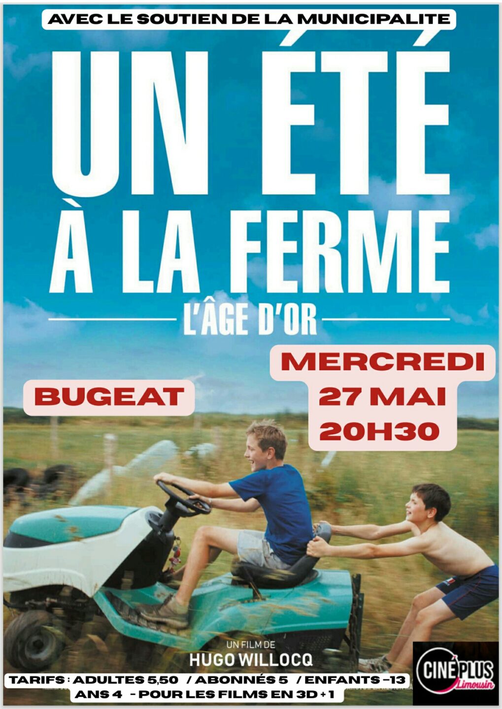 Cinéma à Bugeat Un été à la ferme  Bugeat