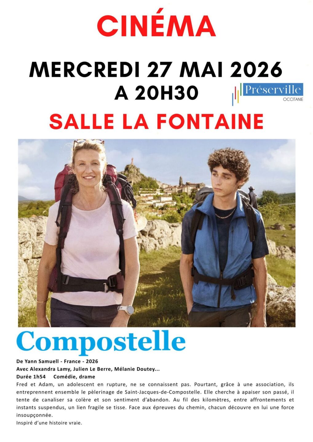 CINEMA COMPOSTELLE PRESERVILLE Préserville 2026-05-27