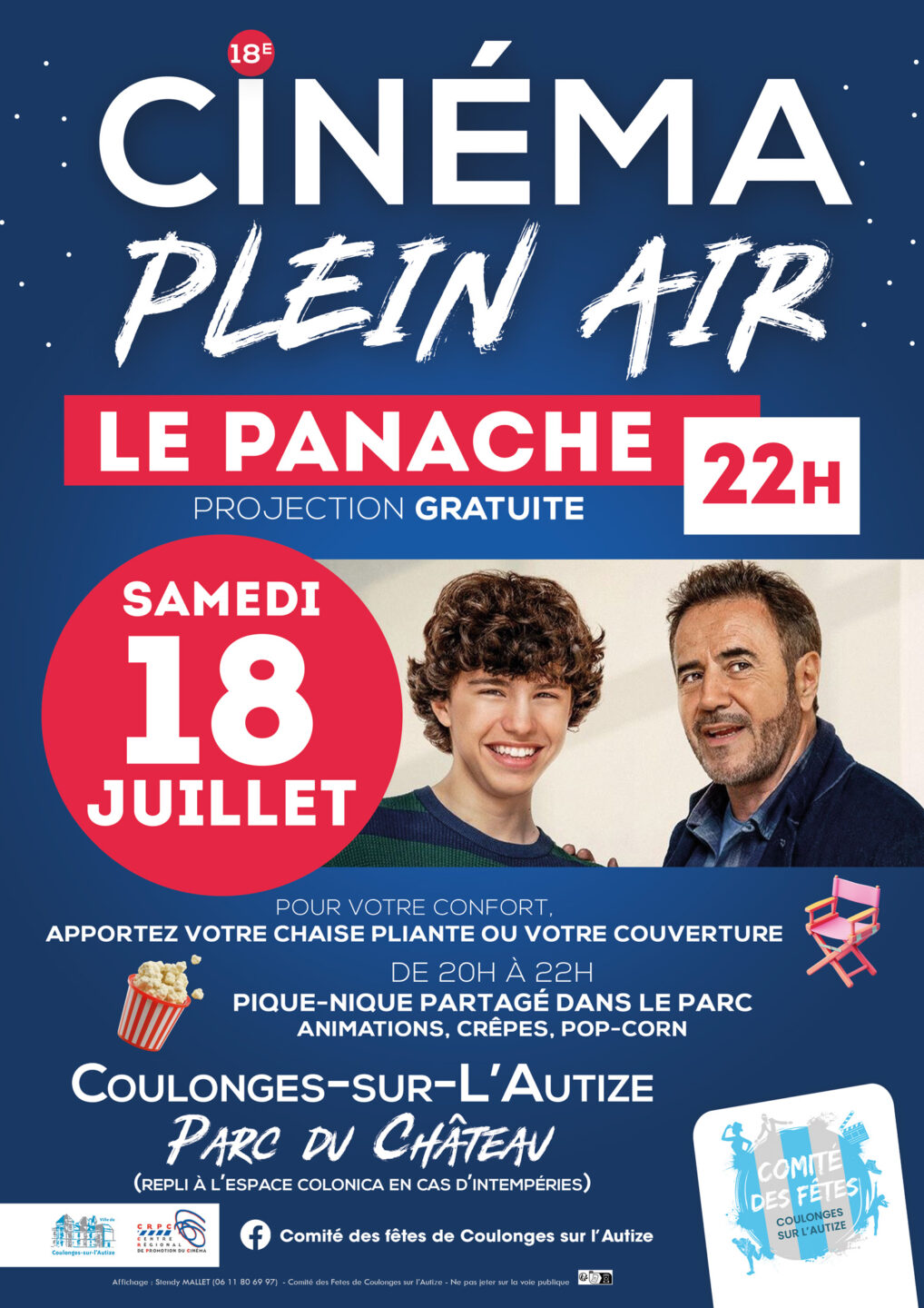 Cinéma plein air Le panache Parc du château Coulonges-sur-l'Autize 2026-07-18