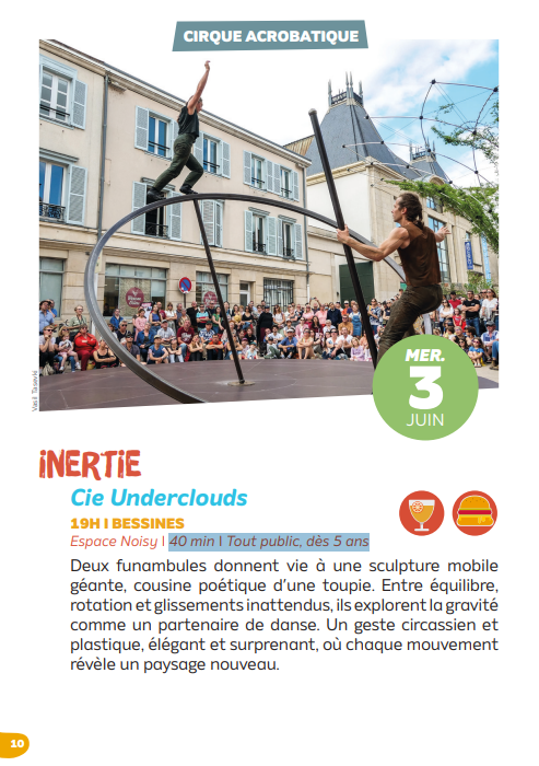 Cirque acrobatique La 5e saison à Bessines Bessines