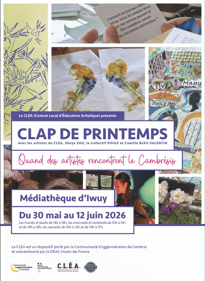 CLEA | CLAP DE PRINTEMPS Médiathèque