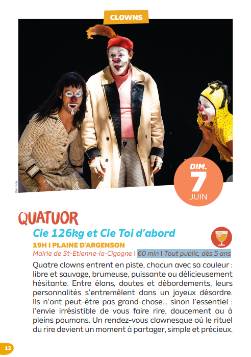 Clowns La 5e saison à Plaine-d'Argenson  Plaine-d'Argenson 2026-06-07