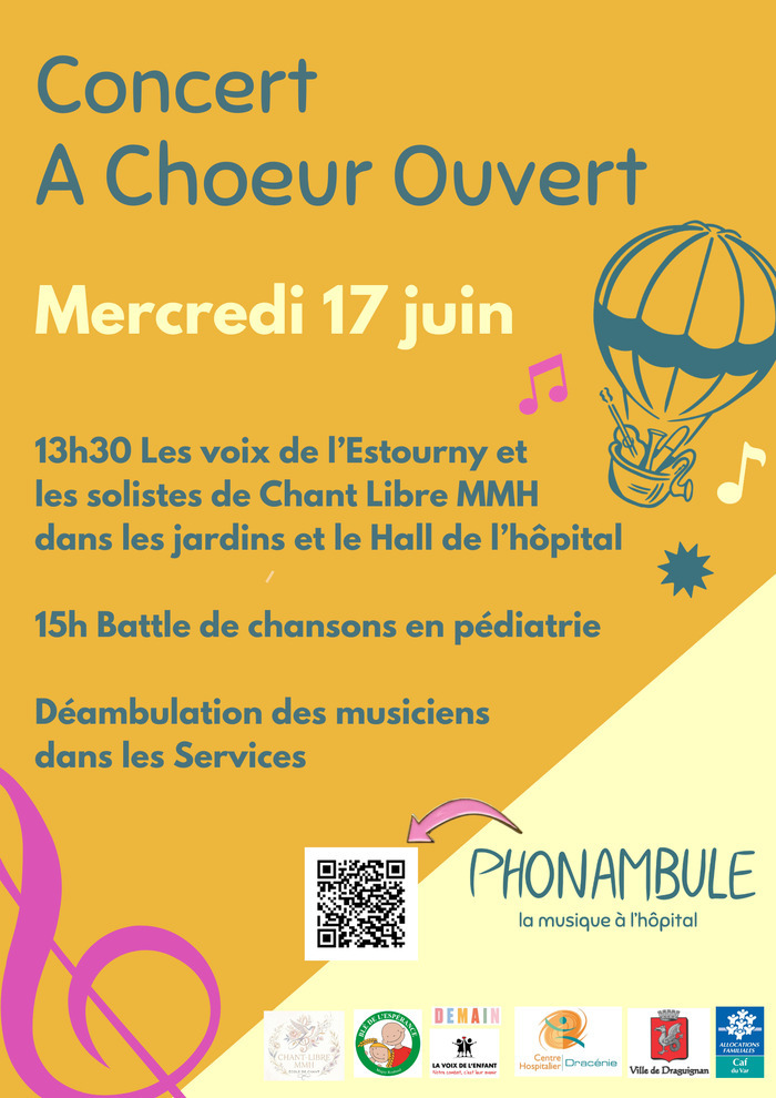 Concert à chœur ouvert, Centre hospitalier de la Dracénie, Draguignan