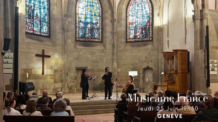 Concert à Genève : Ravel, Debussy, Chausson, Ibert, Saint-Saëns, Temple de la Madeleine, Genève