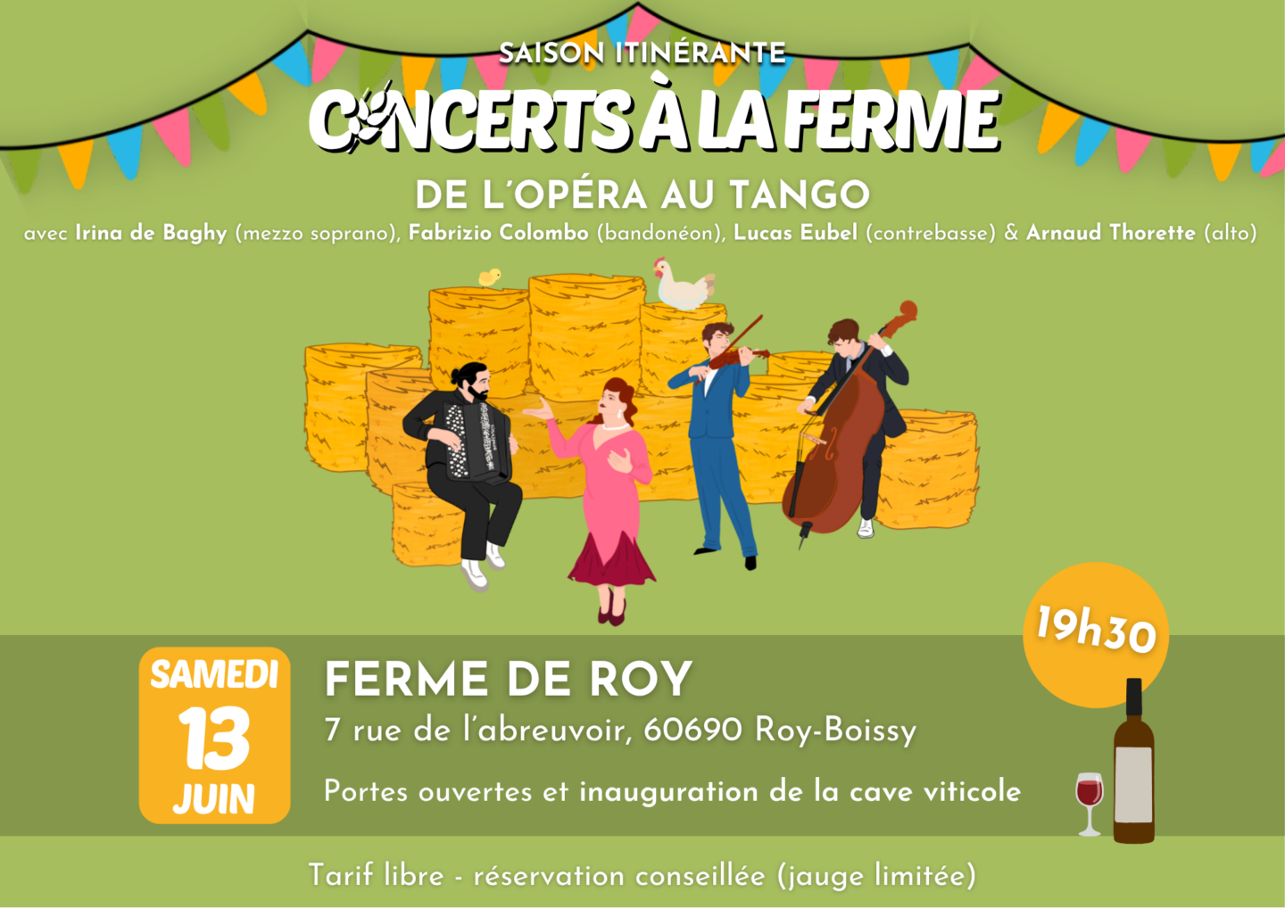 Concert à la ferme de Roy 7 rue de l'Abreuvoir Roy-Boissy 2026-06-13