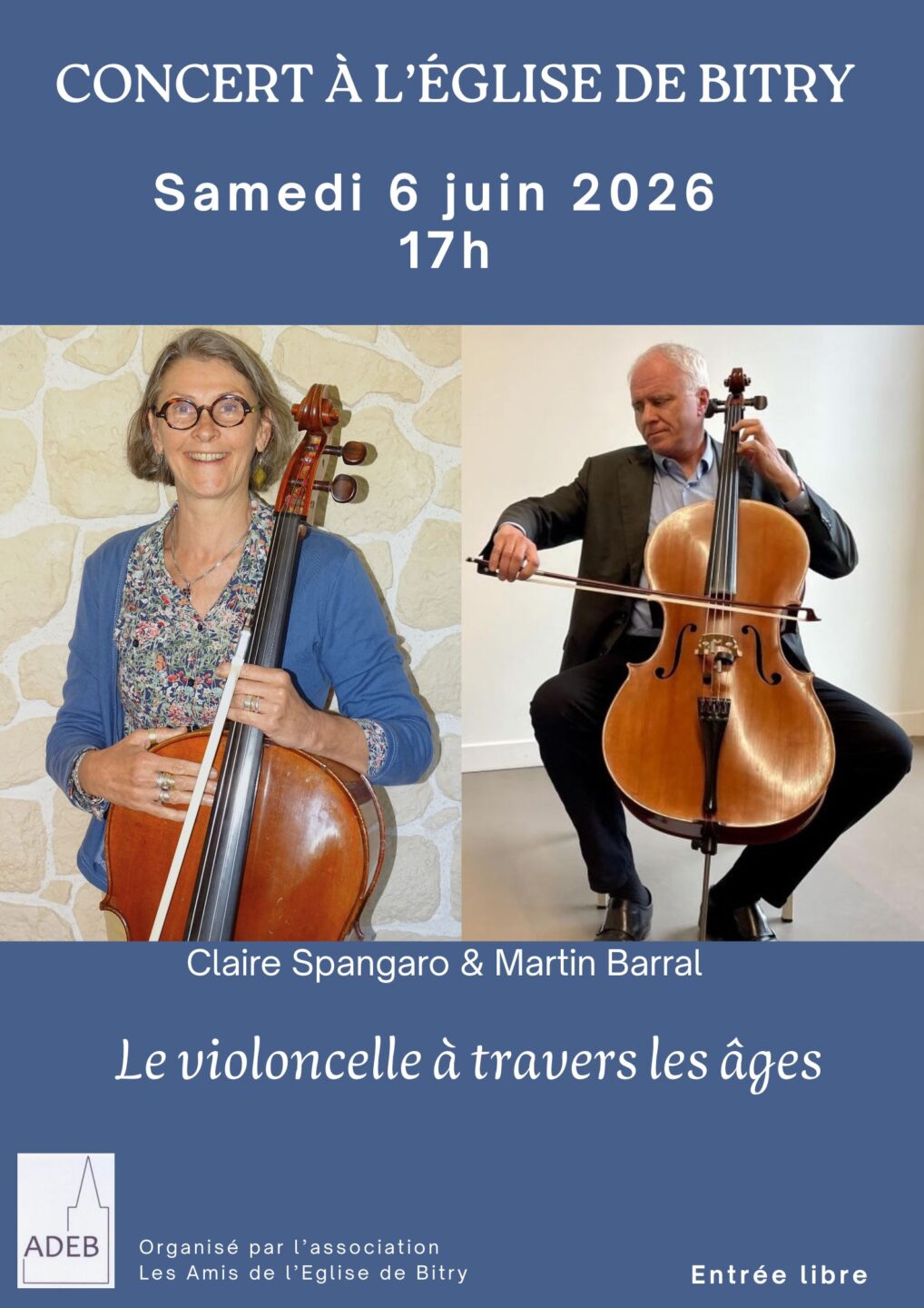 Concert à l’église de Bitry Bitry