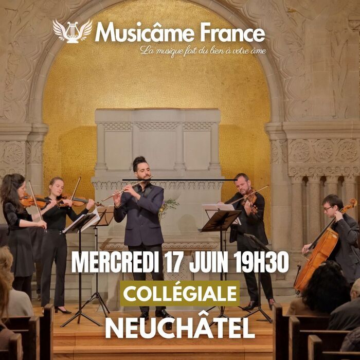 Concert à Neuchâtel: Ravel, Debussy, Chausson, Ibert, Saint-Saëns, Collégiale de Neuchâtel Neuchâtel