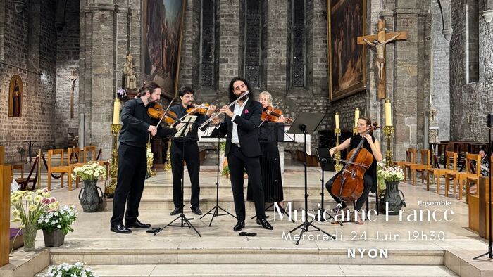 Concert à Nyon: Ravel, Debussy, Chausson, Ibert, Saint-Saëns, Temple Notre-Dame de Nyon, Nyon