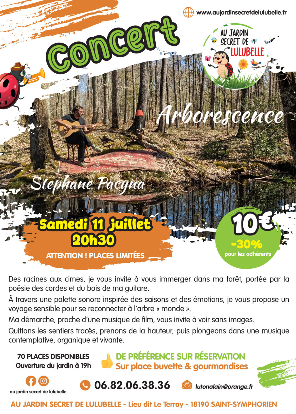 Concert Arborescence par Stéphane Pacyna Saint-Symphorien