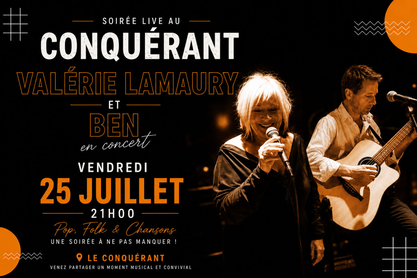Concert au Conquérant 40 rue de Nesmond Bayeux 2026-07-25
