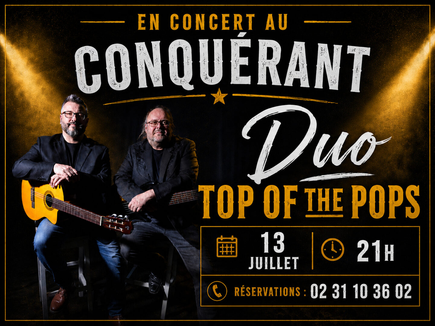 Concert au Conquérant 40 rue de Nesmond Bayeux 2026-08-13