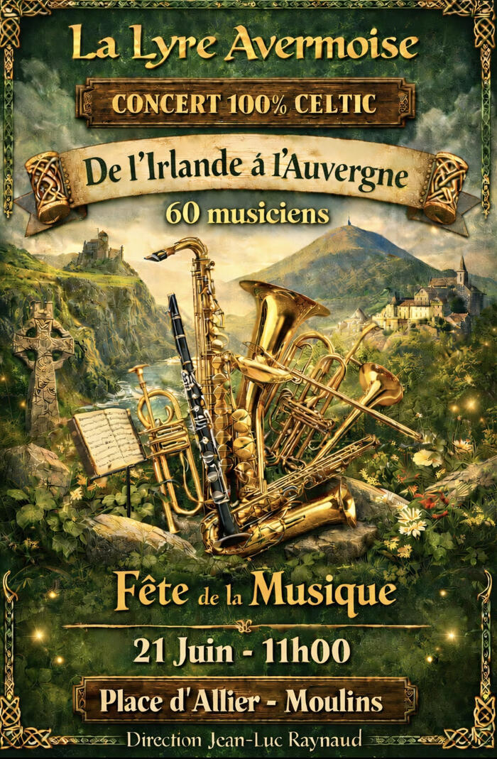 Concert Celtique Place d'Allier - Moulins Moulins