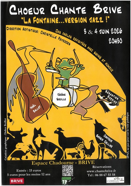 Concert Chœur Chante Brive (Espace Chadourne) Brive-la-Gaillarde