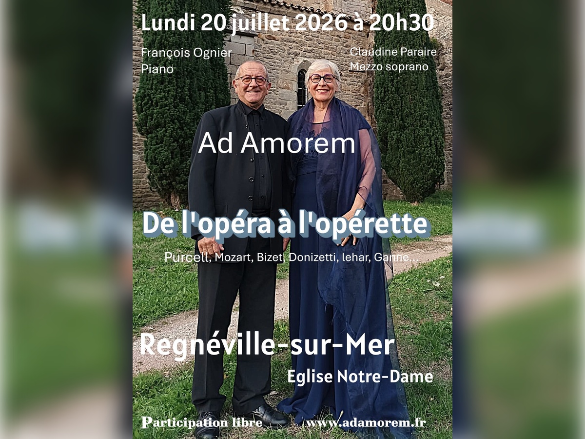 Concert Classique De l'opéra à l'opérette Route des Fours À Chaux Regnéville-sur-Mer 2026-07-20