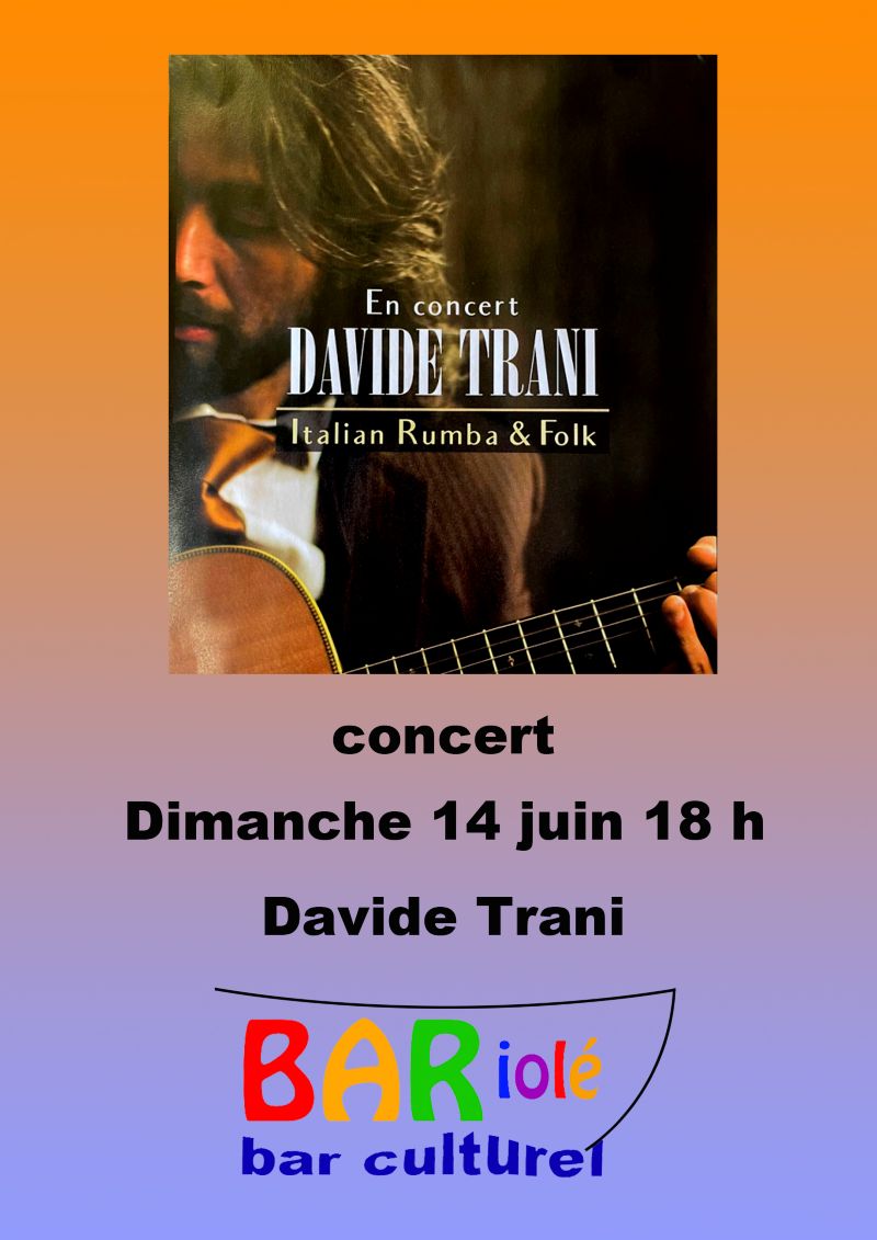 Concert David Trani Italien Rumba et Folk 26 Rue Saint-Sauveur Granville 2026-06-14