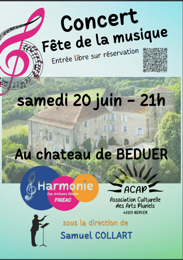Concert de la Fête de la musique au château de Béduer Béduer