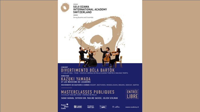 Concert de la Seijy Ozawa Academy – Cour du Château ou Casino-Théâtre, Château de Rolle, Rolle