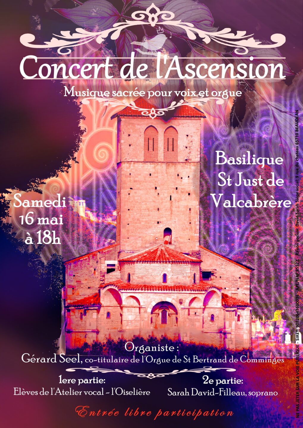 CONCERT DE L&rsquo;ASCENSION  Valcabrère