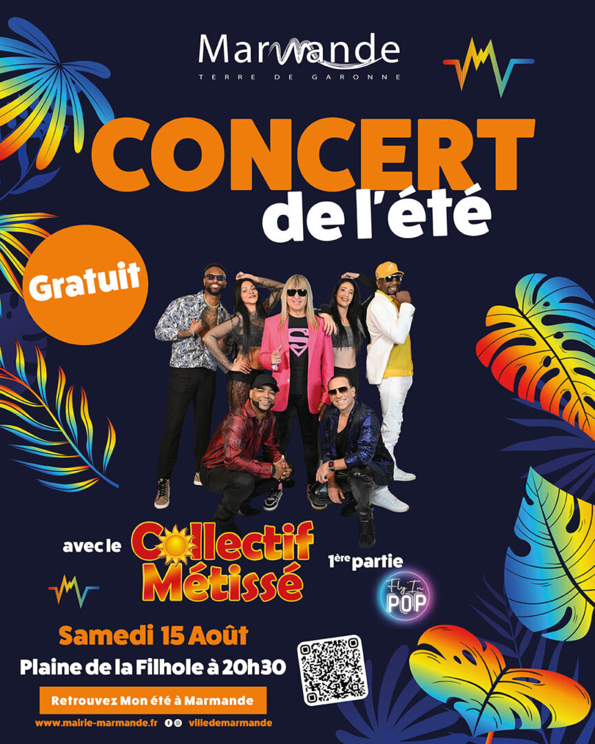 Concert de l'été Colectif Métissé La Filhole Marmande 2026-08-15