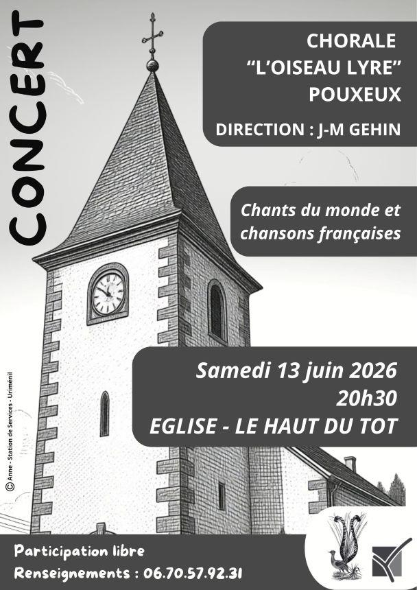 Concert de l’Oiseau Lyre Église du Haut du Tôt Sapois