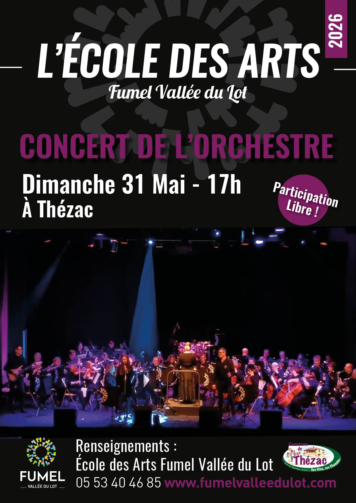 Concert de l’Orchestre de l’Ecole des Arts de Fumel Thézac