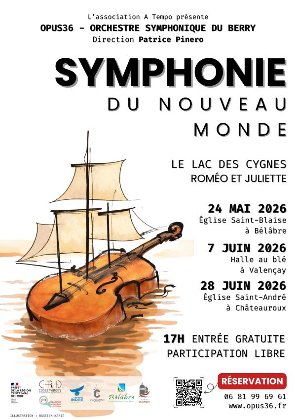 Concert de l’orchestre Symphonique du Berry Opus36 Valençay