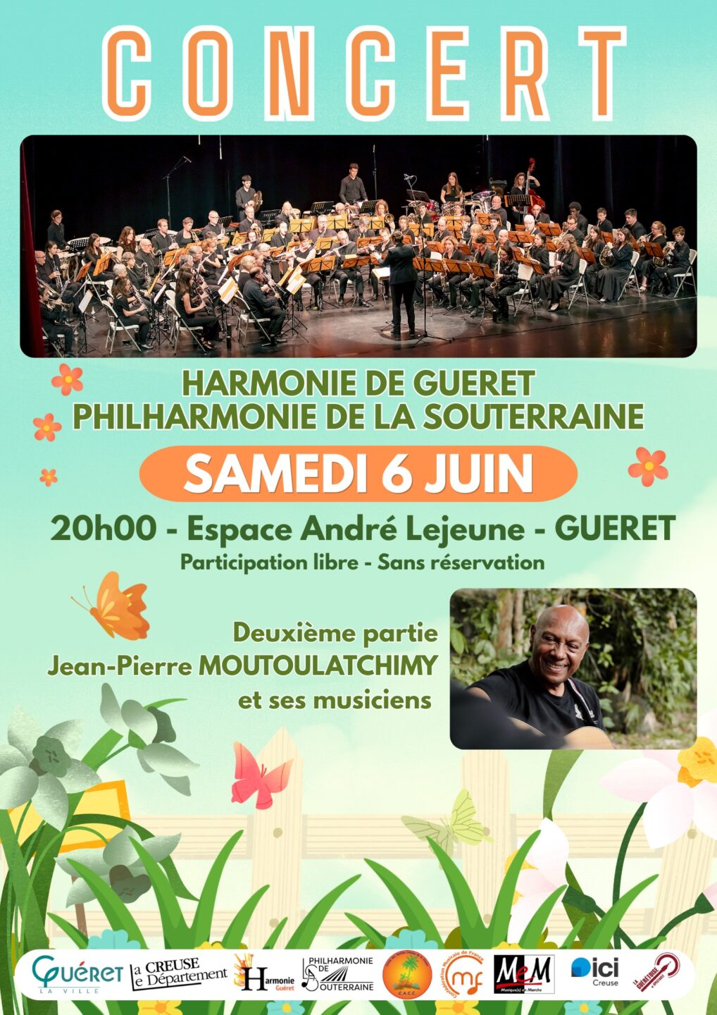 Concert de printemps de l'Harmonie de Guéret 2 Avenue René Cassin Guéret 2026-06-06