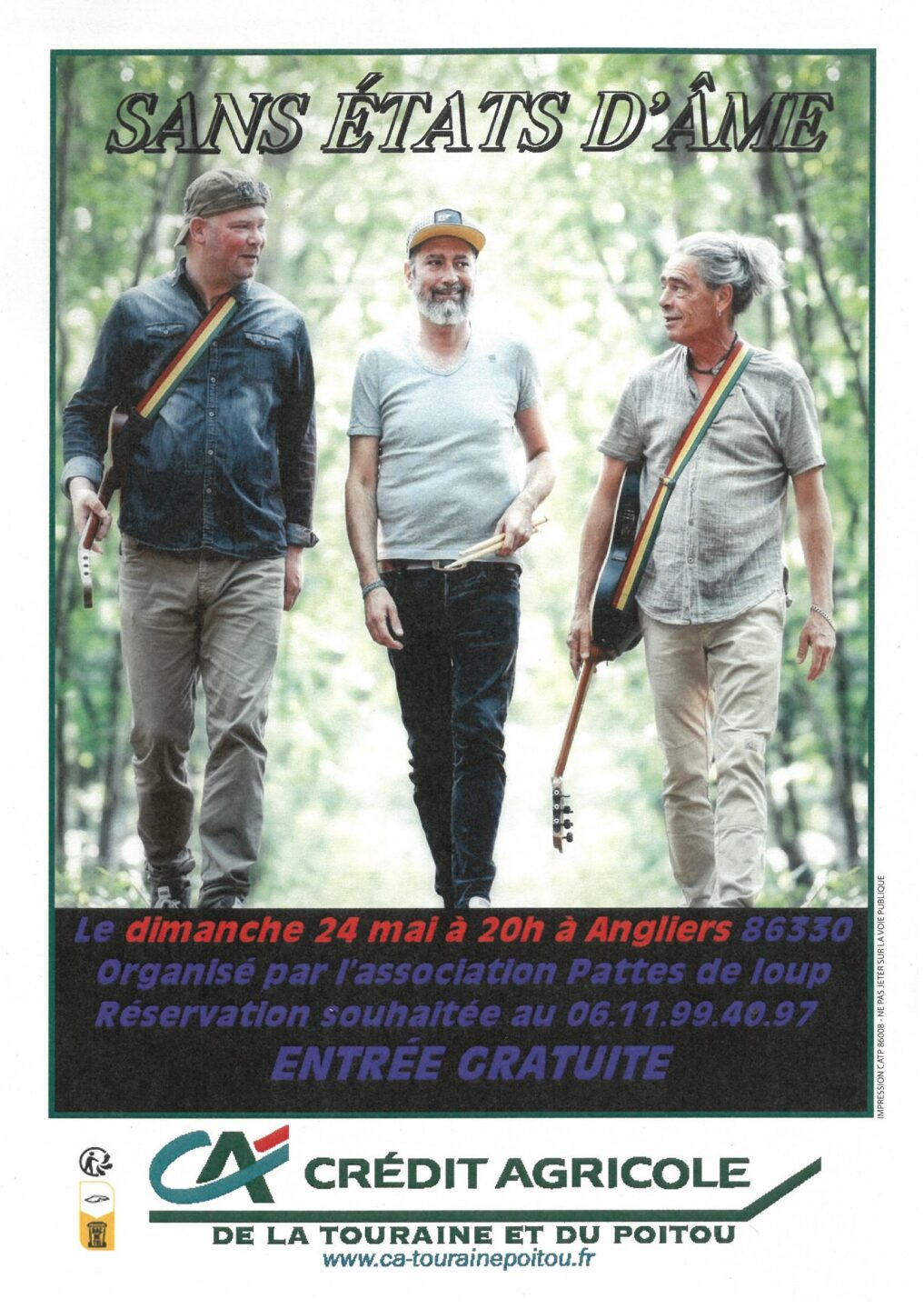 Concert de Sans états d&rsquo;âme  Angliers