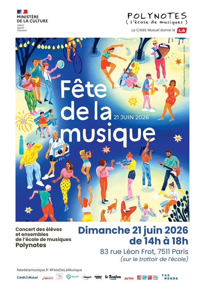 Concert des élèves et ensembles de l'école de musiques Polynotes Polynotes Paris
