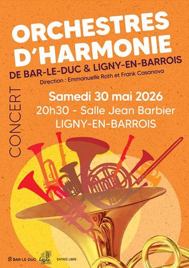 Concert des orchestres d'harmonie Avenue Louis Dodin Ligny-en-Barrois 2026-05-30