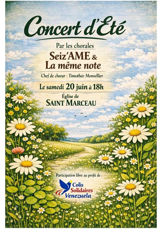 Concert d’été à Saint Marceau Saint-Marceau