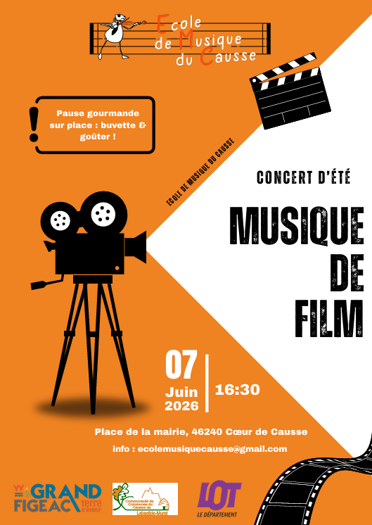 Concert d’été de l’École de musique du Causse Labastide-Murat Cœur de Causse 2026-06-07