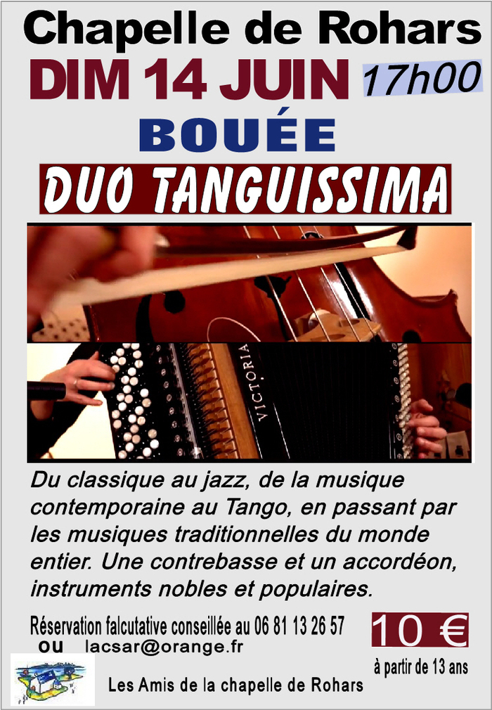 Concert duo Tanguissima Bouée 44260 Rohars Bouée