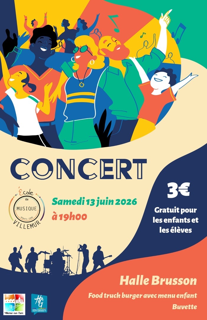 Concert E2M2V, Halle Brusson, Villemur-sur-Tarn
