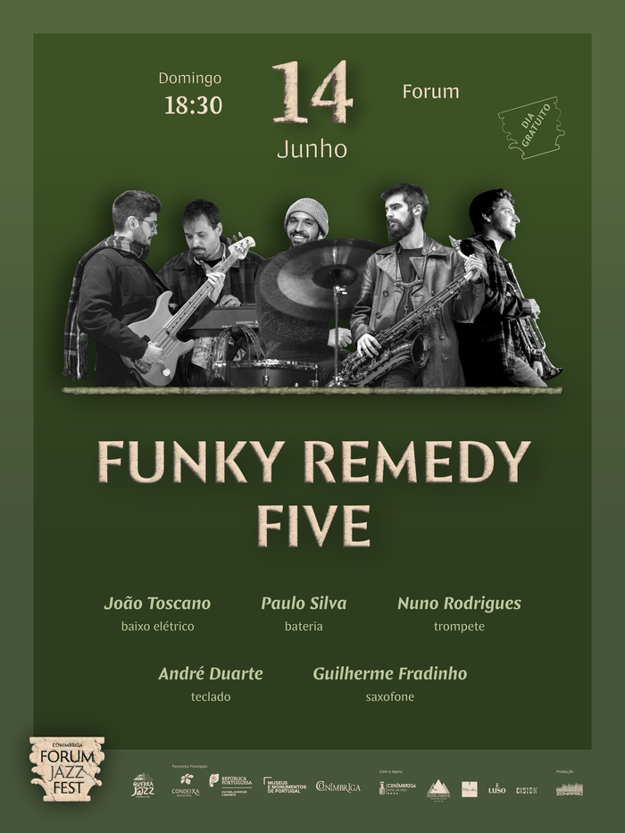 Concert | Funky Remedy Five Museu Nacional de Conímbriga Condeixa-a-Nova