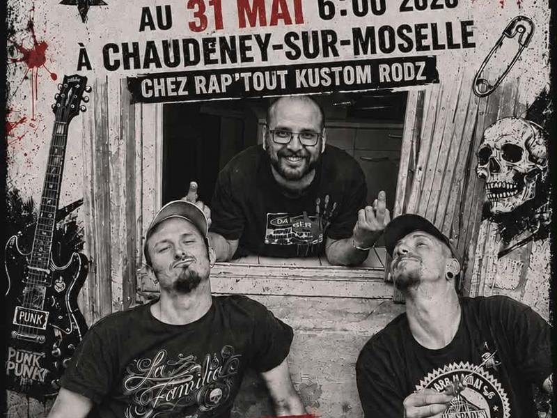 Concert MST célèbre ses patrons Rap’Tout Rap’tout Kustom Rodz Chaudeney-sur-Moselle