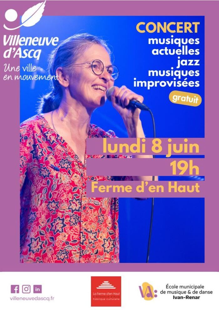 Concert Musiques Actuelles & Jazz et Musiques Improvisées Ferme d'en Haut Villeneuve-d'Ascq