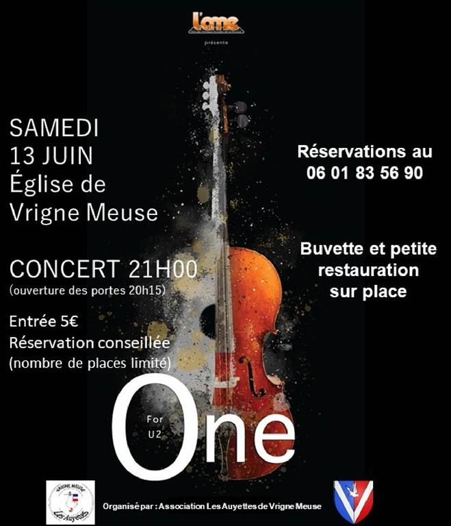Concert One for U2 Vrigne-Meuse