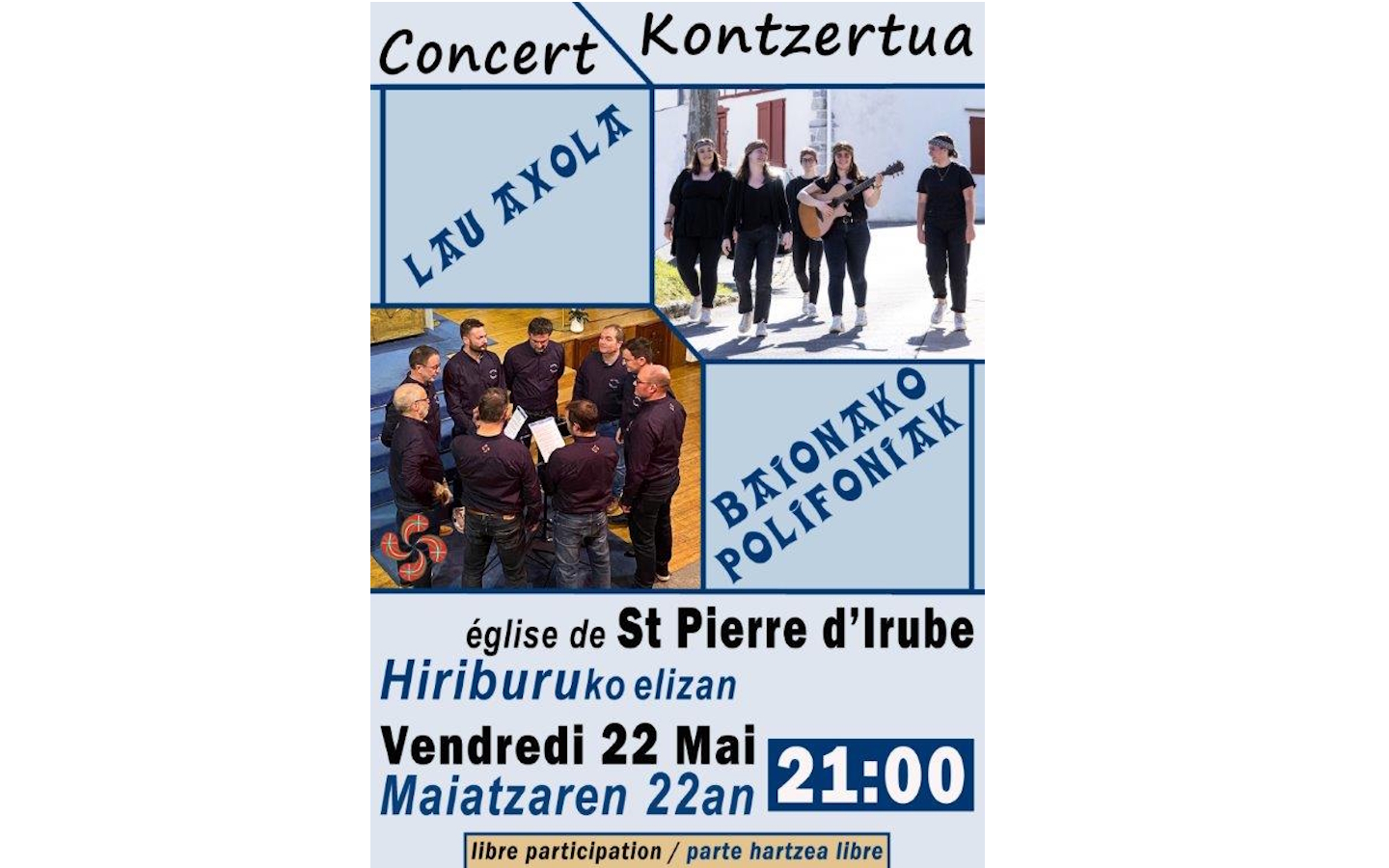 Concert Eglise Saint-Pierre-d'Irube 2026-05-22