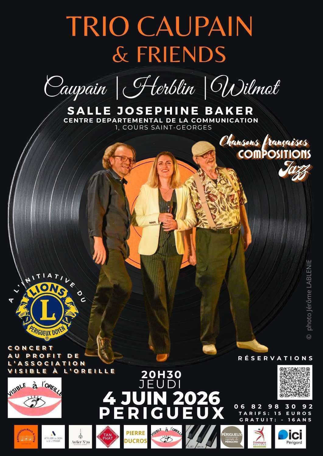Concert Trio Caupain & Friends 1 Cours Saint-Georges Périgueux 2026-06-04