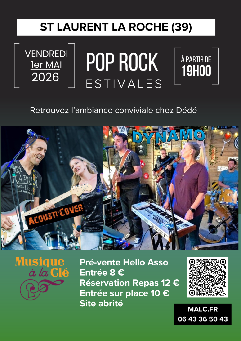 Concerts les estivales St Laurent la Roche Ferme vigneronne chez Dédé La Chailleuse