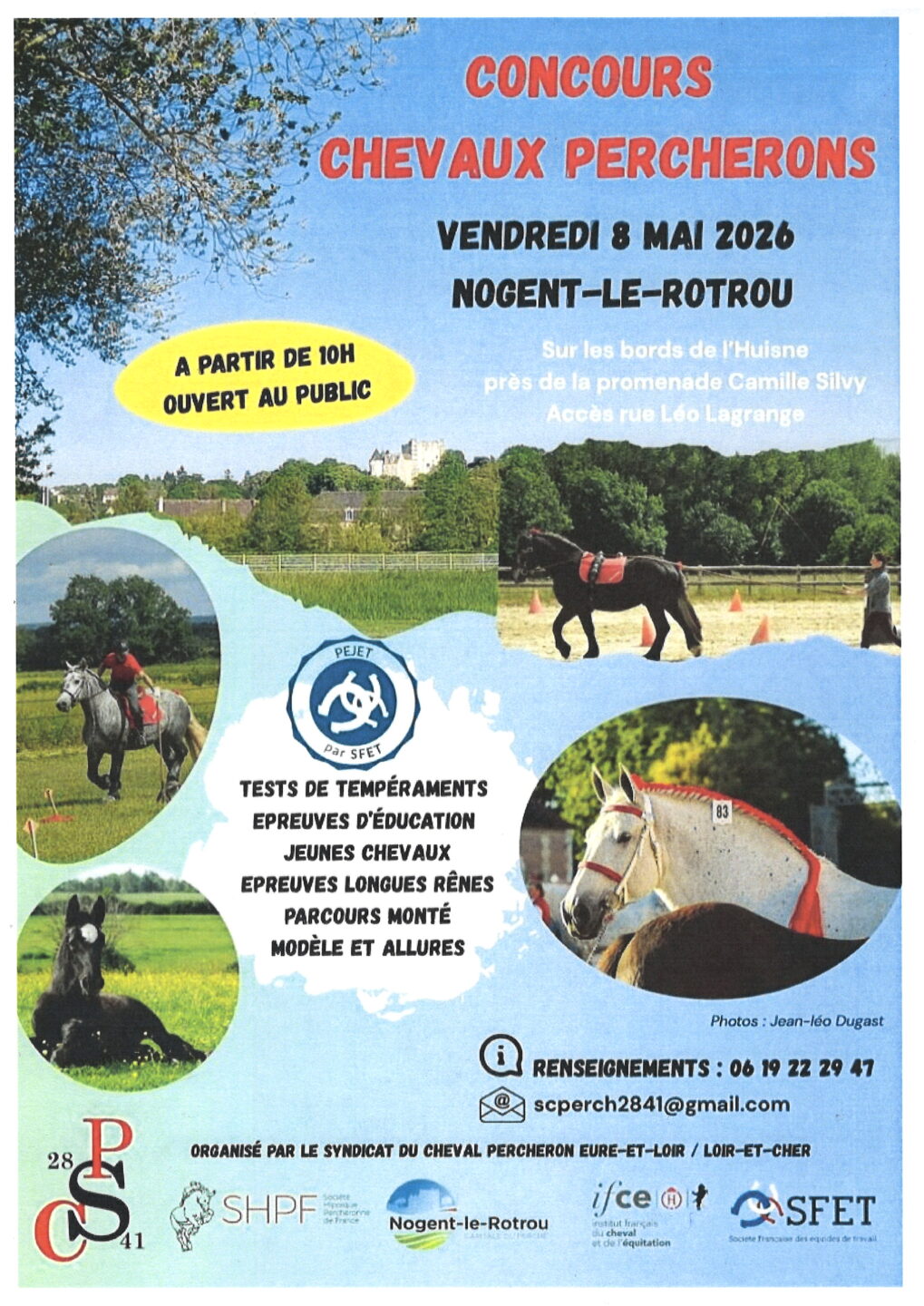 Concours chevaux Percherons  Arcisses