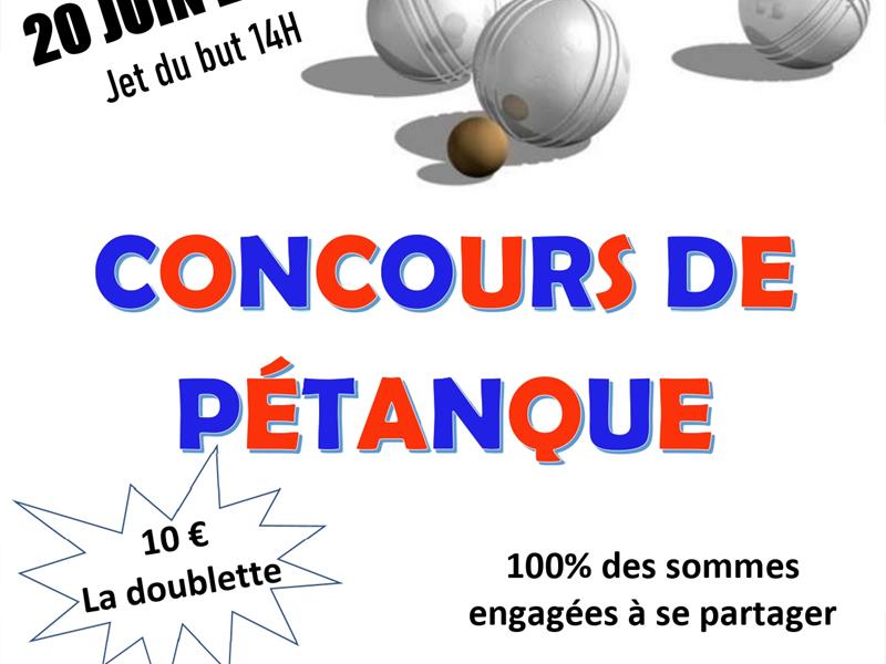 Concours de pétanque Parc de Lorraine Scies Robert-Espagne 2026-06-20