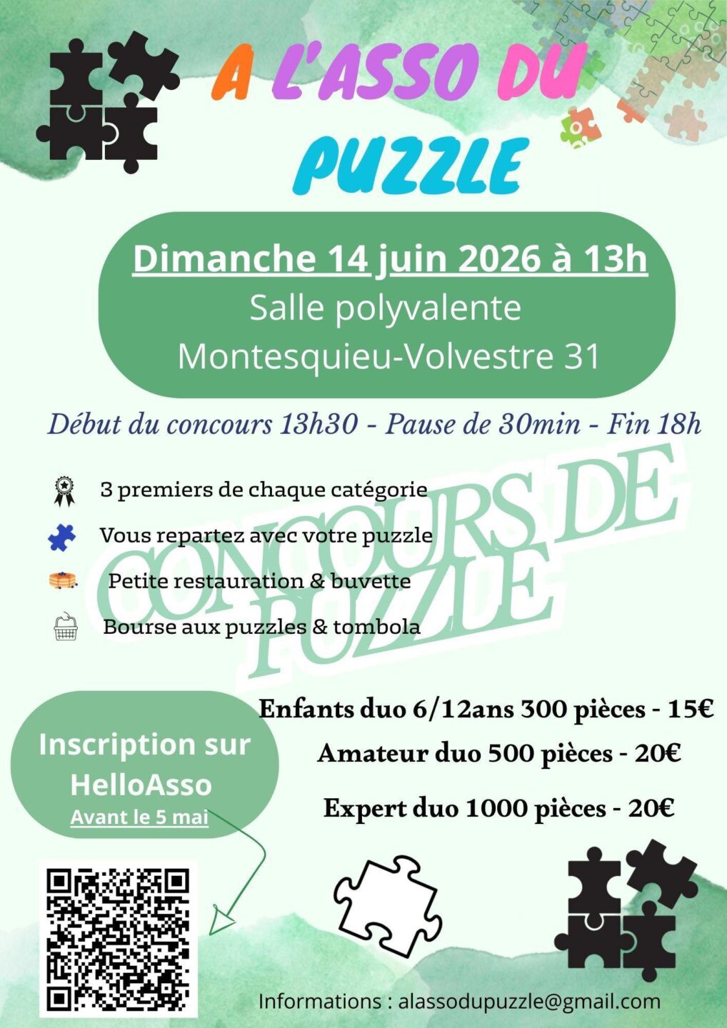 CONCOURS DE PUZZLE  Montesquieu-Volvestre
