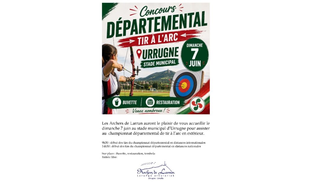 Concours départemental de tir à l&rsquo;arc  Urrugne