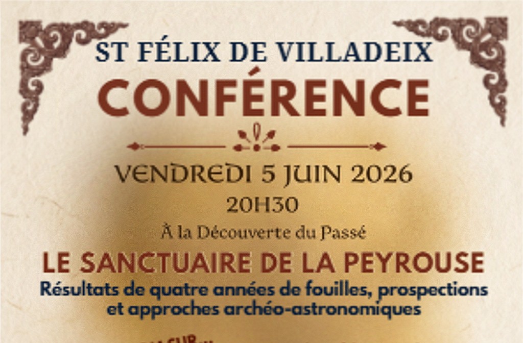 Conférence | Le sanctuaire de la Peyrouse Saint-Félix-de-Villadeix