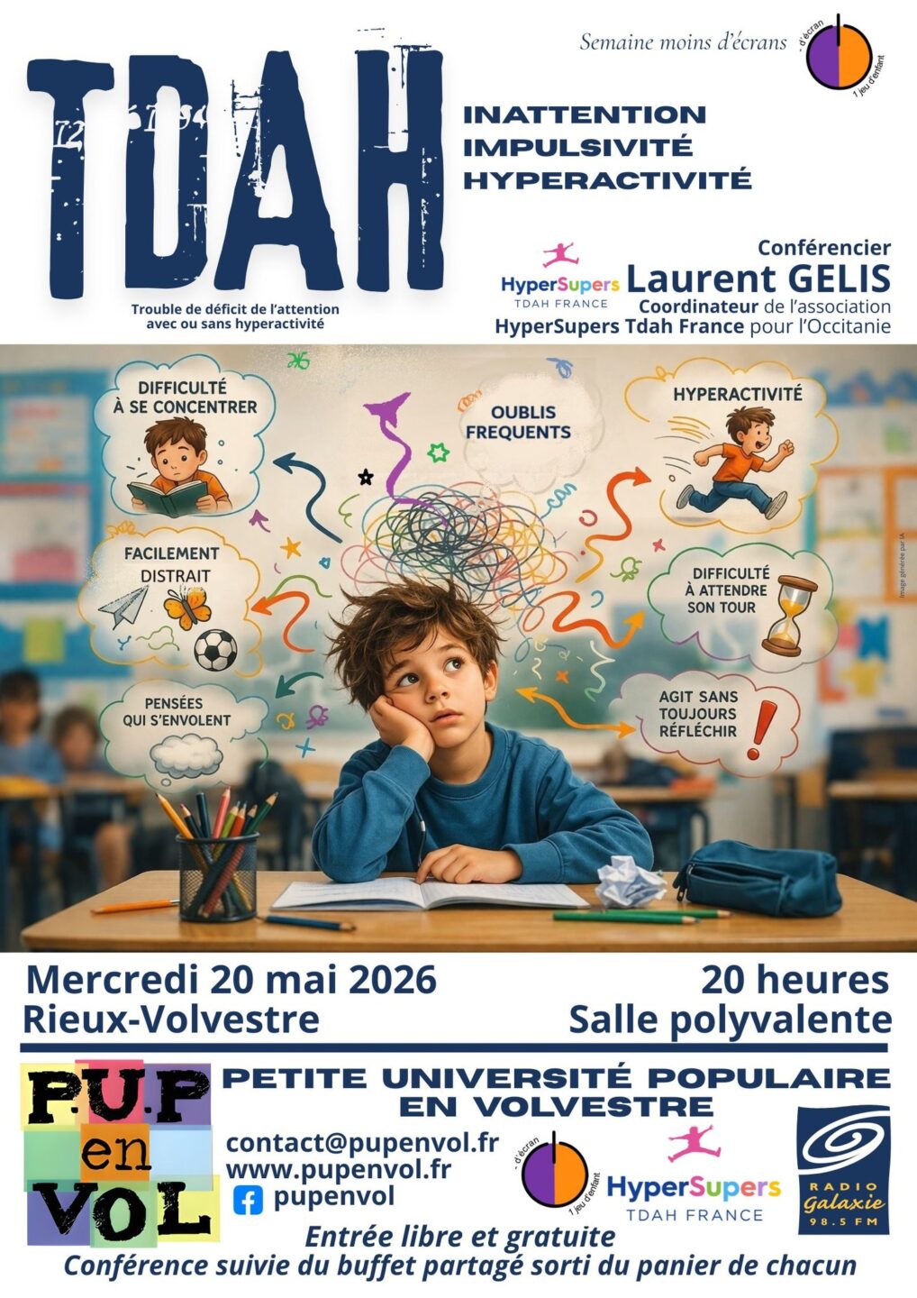 CONFÉRENCE TDAH Rieux-Volvestre